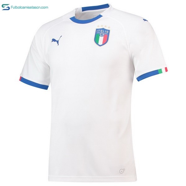 Camiseta Italia 2ª 2018 Blanco